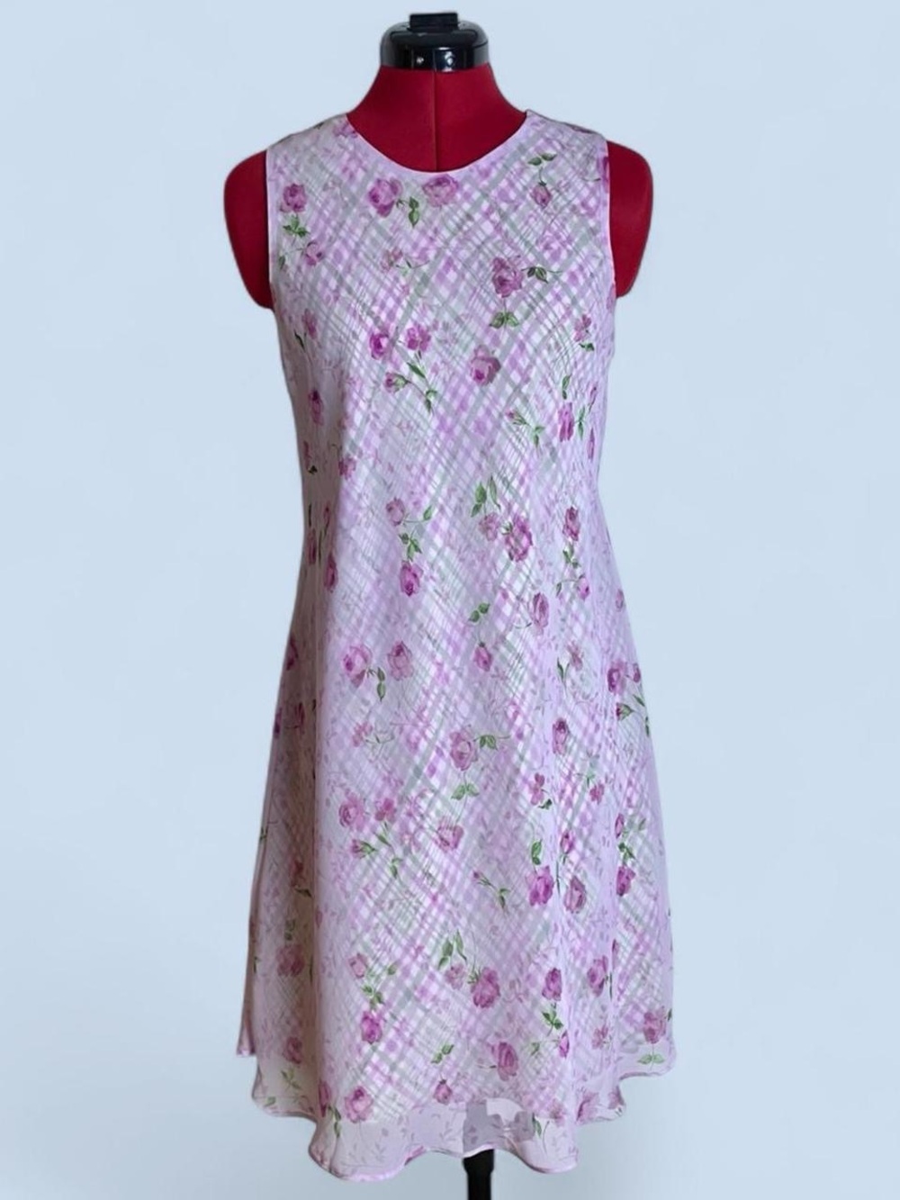 Vintage 90s Gingham Mini Dress